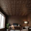 Tuile de plafond en PVC texturé 24 po Marseille en cuivre antique Marseille-100557624-100239082