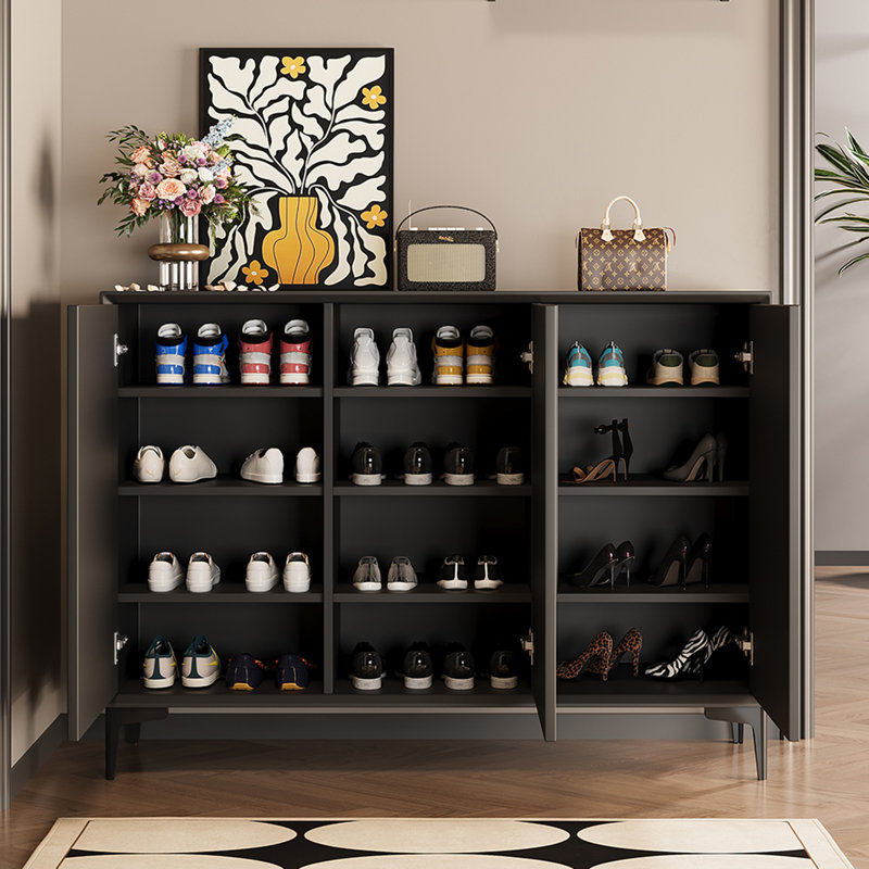 24 Pair Shoe Storage Cabinet