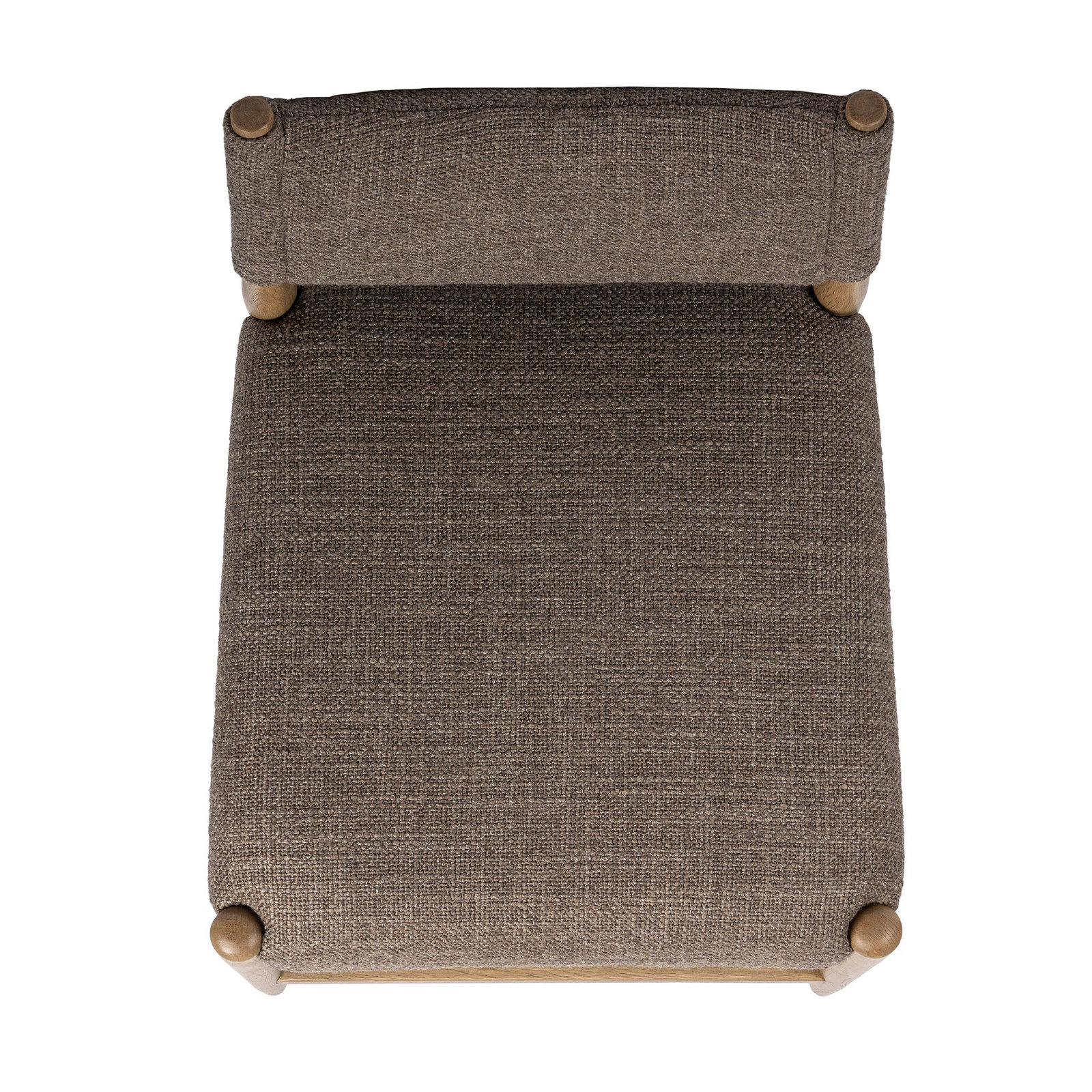 Tara 27" Bar Stool, Saxon Mink, Natural Oak