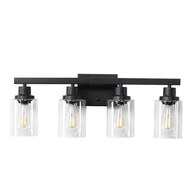 Applique murale rustique à 5 lumières pour salle de bain de style champêtre, 5 Lights