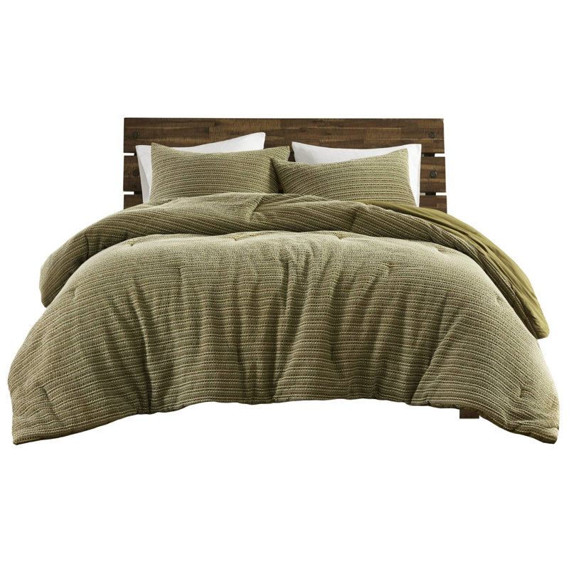 3 pièces d'édredon et de taie décorative gaufrée pour lit double / grand lit, 100% coton doux, rembourrage toutes saisons, charme rétro, chaleur uniforme, approuvé, évitez les soins de blanchiment avec un design unique, côtés en coton, nuage, facile