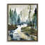 «Watercolor Creek Landscape», reproduction sur toile-149596620-149596621