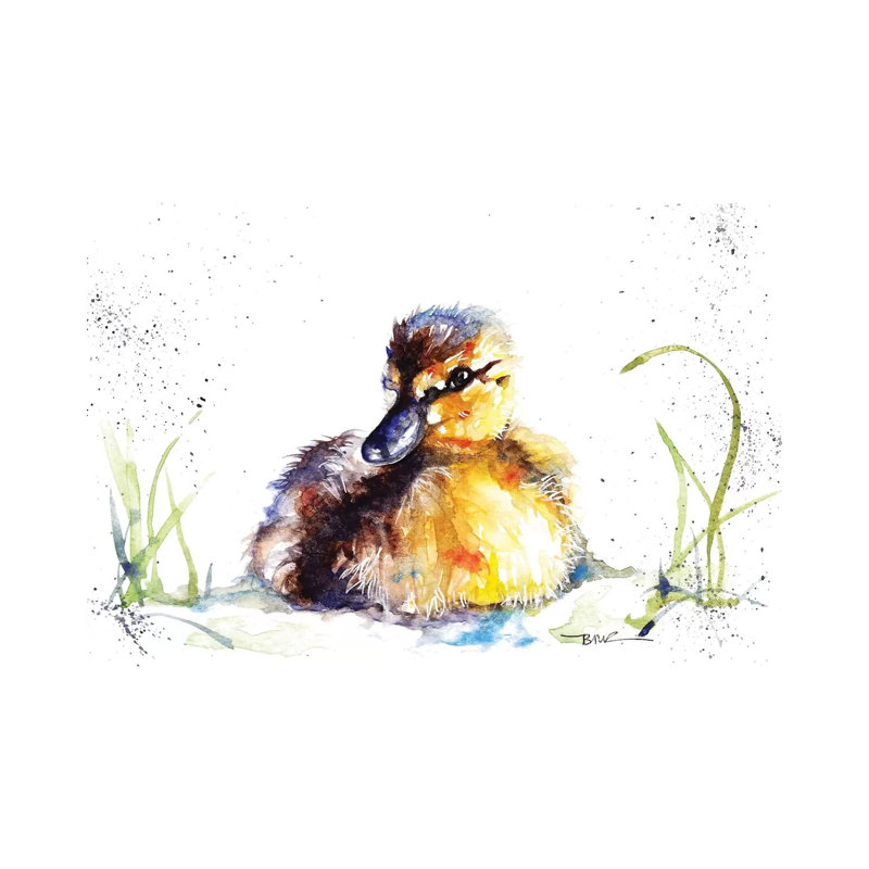 «Little Duckling», reproduction d'art sur toile tendue, H 18 po x l 26 po x P 1,5 po