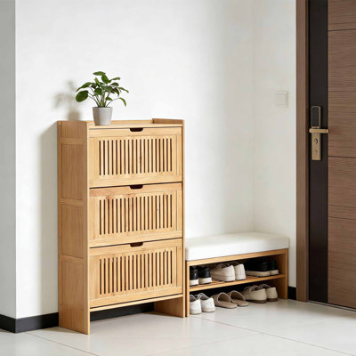 Italian style extremely narrow shoe cabinet