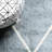 Bertrice Minimalist Diamond Trellis Light Blue/White Rug-1283824580