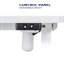 Bureau debout électrique entier, bureau à hauteur réglable de 48 po x 24 po, bureau assis-debout