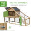 Poulailler en bois 69 po Pawhut