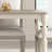 American light luxury and simple dining table Mahogany Rectangular Solid Wood Top with Solid Wood Base Dining Table-100529501