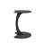 InterGo Modern C-Shaped Side Table for Living Room, Wheeled C Coffee Table, Sofa Table, Wooden End Table, Loiacano Nesting Table, Serving Table (Gray)
