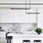 3 - Light Kitchen Island Linear Pendant-592586129