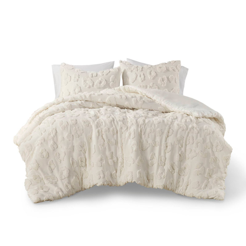 Animal Chenille Duvet Cover Set, Twin Duvet Cover + 1 Additional Piece