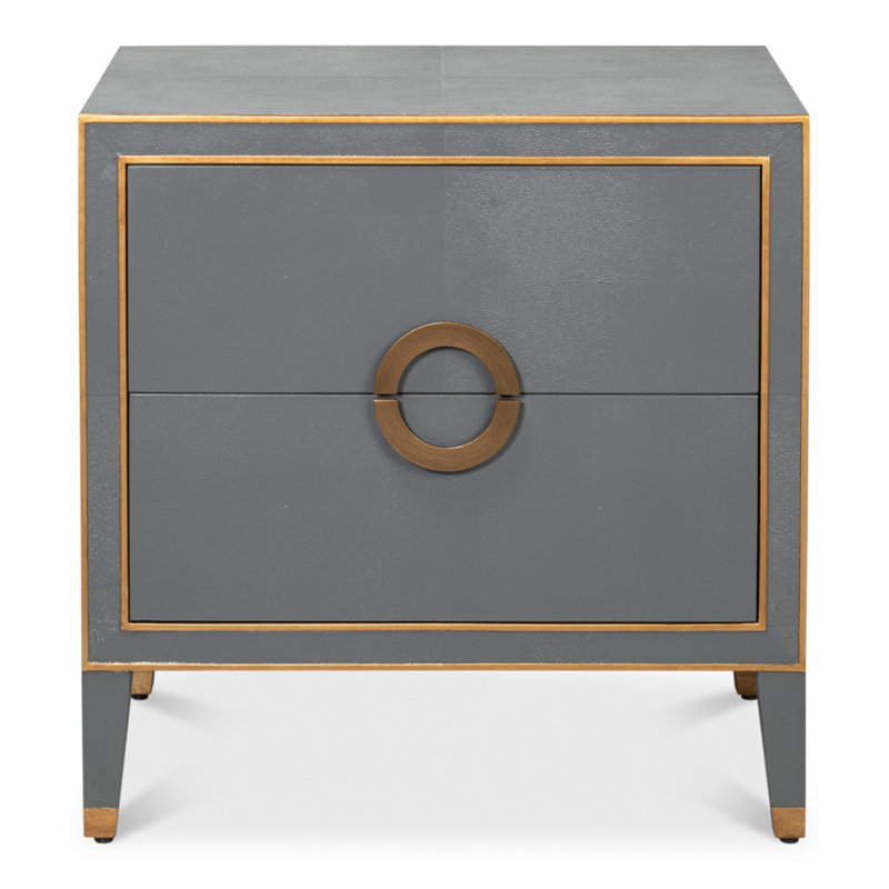 Gabriella 2 - Drawer Nightstand, Quiet Shade Gray