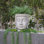 Pot sculptural d'intérieur ou d'extérieur à motif de Bouddha sculptural pour décoration intérieure ou de patio