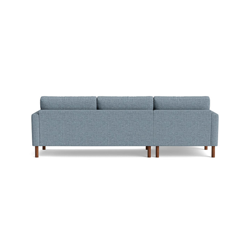 Laguna Chaise Sectional, Left Hand Facing, Performance Weave - Carrot