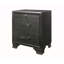 Table de chevet grise