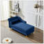 Chaise longue moderne avec revêtement en velours-481704704