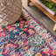 Tapis multicolore / mauve à motif floral Boho-733375330