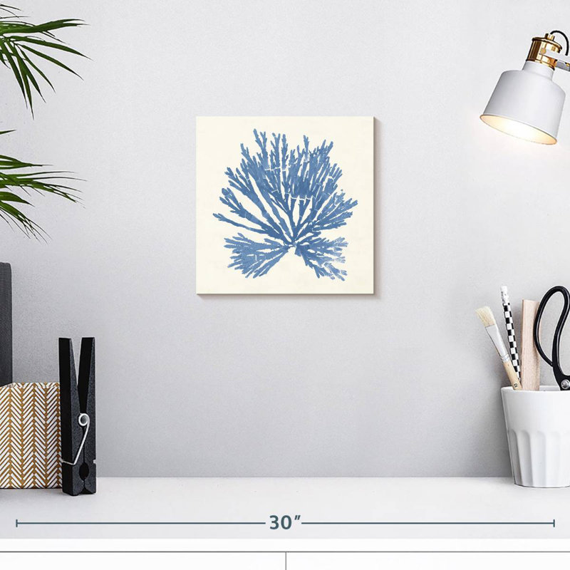 Brampt Pacific Sea Mosses II Light Blue, 10" H x 10" W