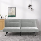 Davaunte 70.5'' Velvet Convertible Sofa