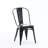 Stackable Iron Dining Chairs (Set of 4)-377185753
