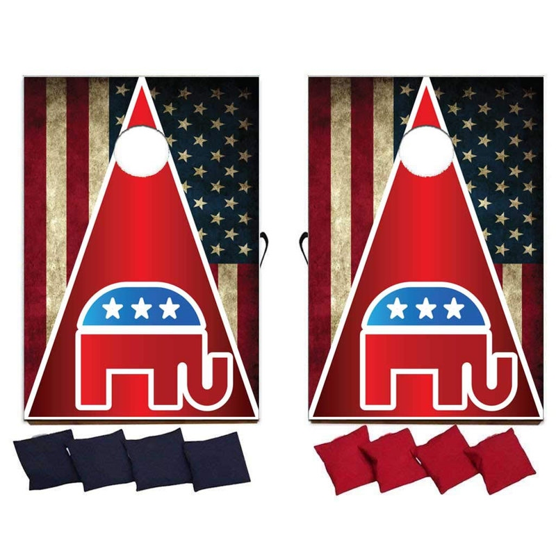VictoryStore.com Solid Wood Cornhole Set