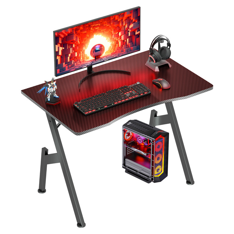 Metal Base Computer Desk, 74cm H x 80cm W x 50cm D