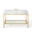 Meuble-lavabo en acier inoxydable Kingsley-1297643504