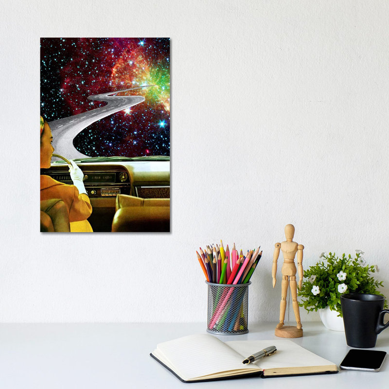 Eugenia Loli - on the Road to the Akashic Library 1 Piece Wall Art on Canvas, 20.32 cm H x 30.48 cm W, Wrapped Canvas