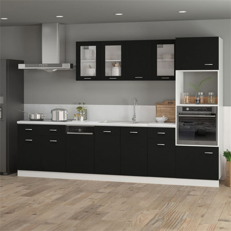 Drawer Base Cabinet 80X46x81.5 Cm, Black