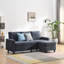 Billups 3 Seater Fabric Sofa & Chaise-1860561578