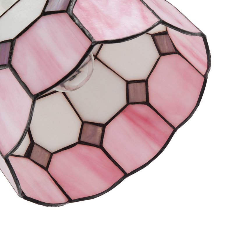 14cm H Glass Empire Pendant Shade ( No Direct Attachment Method ) in Pink