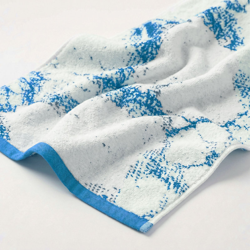 Ensemble de serviettes 100% coton à séchage rapide 500 g / m² Kreager 500 g / m², Bleu
