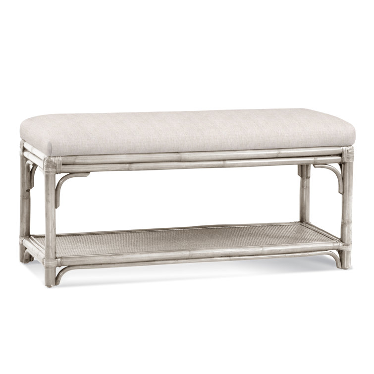 Banc de rangement en osier Summer Retreat