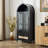 73" Tall Arched Storage Display Cabinet-163016238