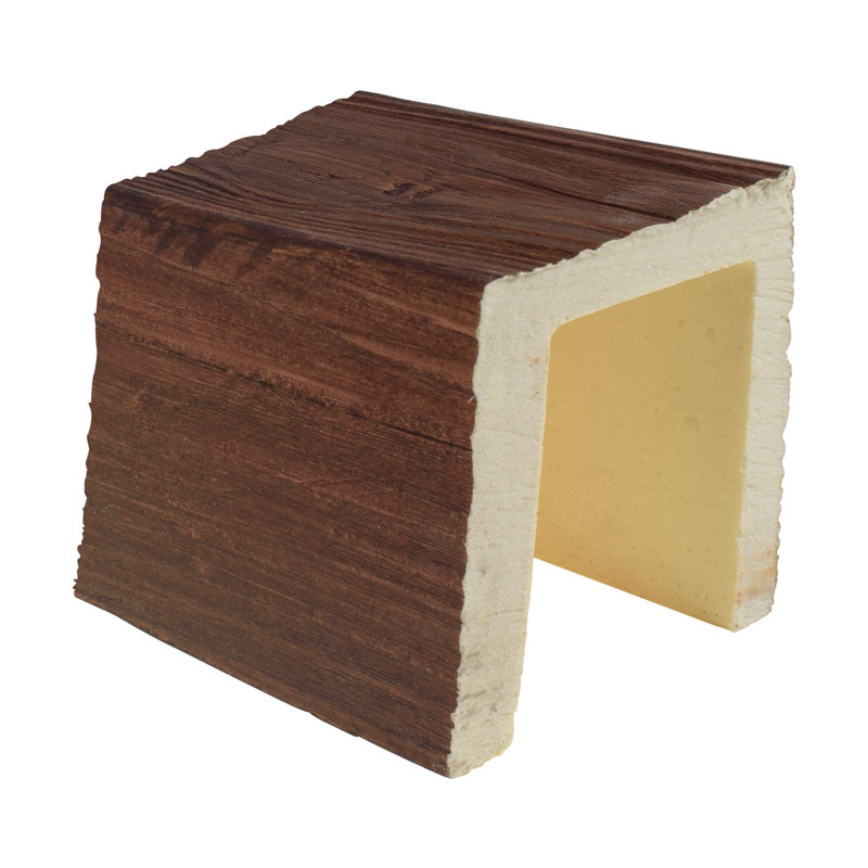 Poutre surélevée classique H 6 po x l 6 po x P 6 po, Noyer