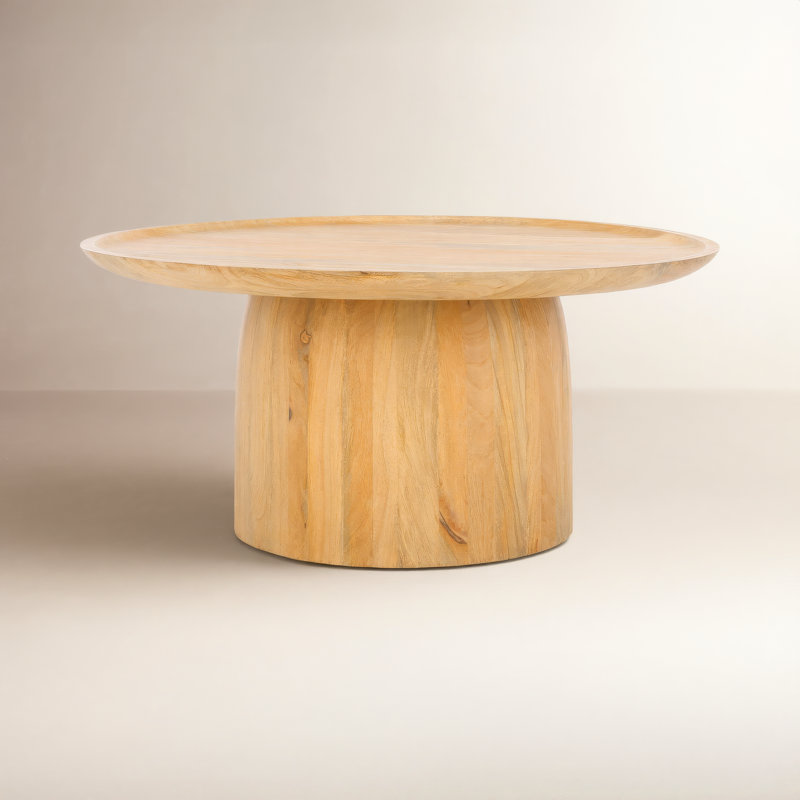 Ardo Solid Wood Coffee Table, Natural