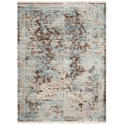 Johnsville Abstract Beige/Grey/Blue Area Rug