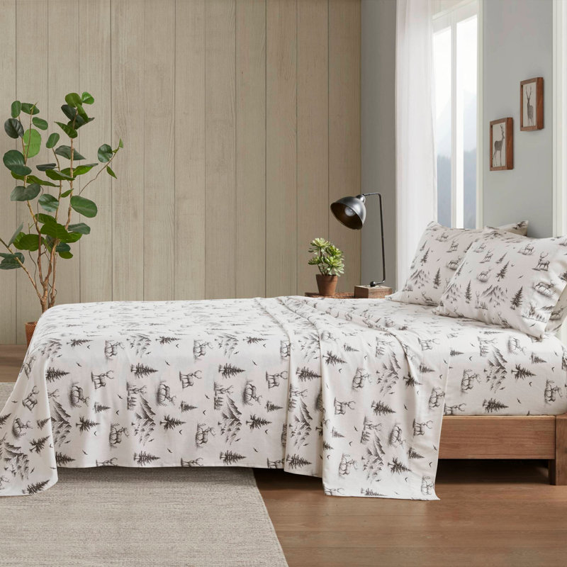 Ensemble de draps 4 pièces, Ensemble de draps pour lit très grand californien