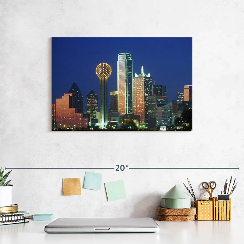 Sireci Dallas Skyline Lights, 8" H x 12" W