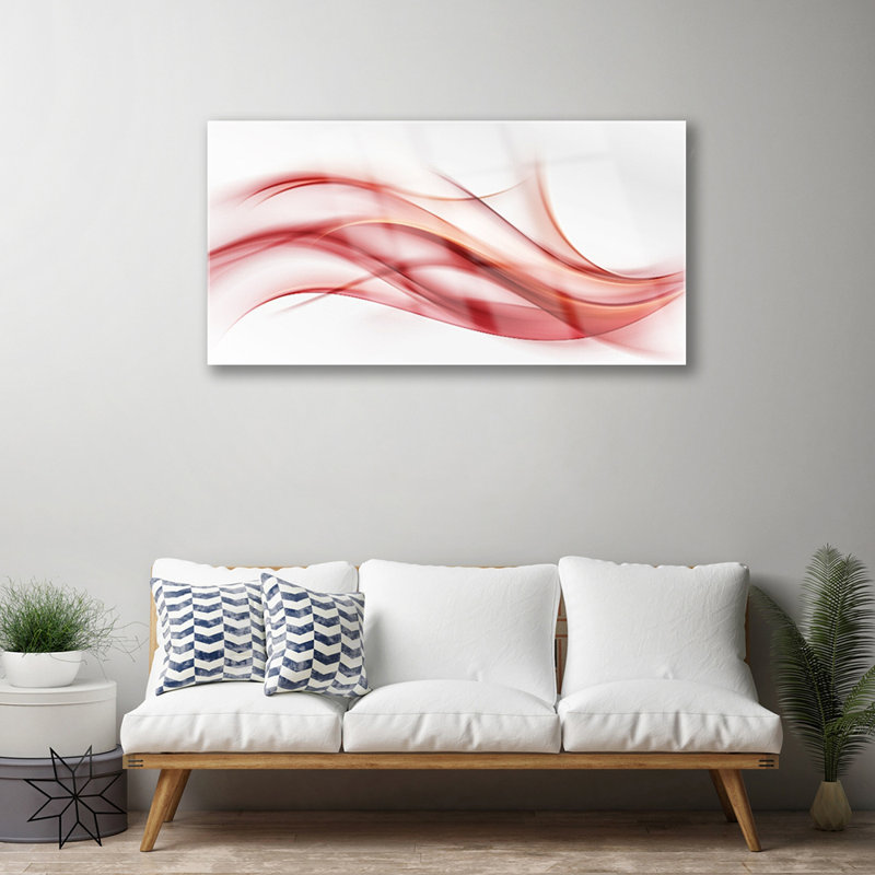 Art Abstract 1 Piece Wall Art on Glass