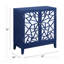 Armoire console à finition bleue