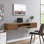 Modway Render Wall Mount Wood Office Desk