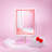 Hello Kitty Makeup Mirror with App Controlled Adjustable Rainbow Lighting and Acrylic Catchall Tray