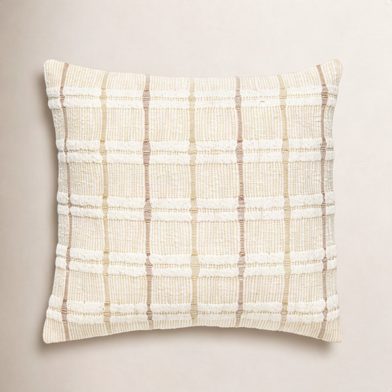 Coussin décoratif Gayla, Duvet, 20 po x 20 po