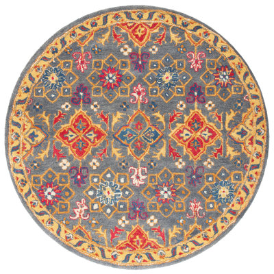 Tapis oriental en laine touffeté à la main Wahcheechee