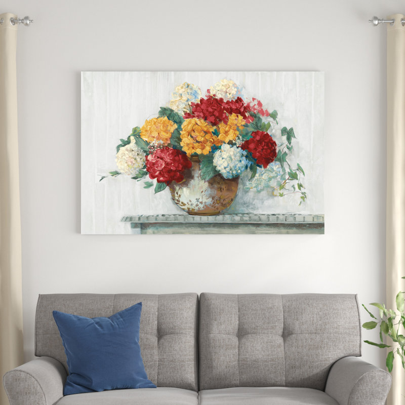 Automne hortensia chalet, H 32 po x l 48 po
