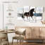 Bramly Clydesdale, cheval en hiver