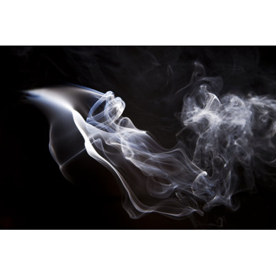 Abstract smoke isolated 1 Piece Wrapped Canvas Wall Art
