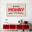 Impression sur toile «Make argent»-1855039155