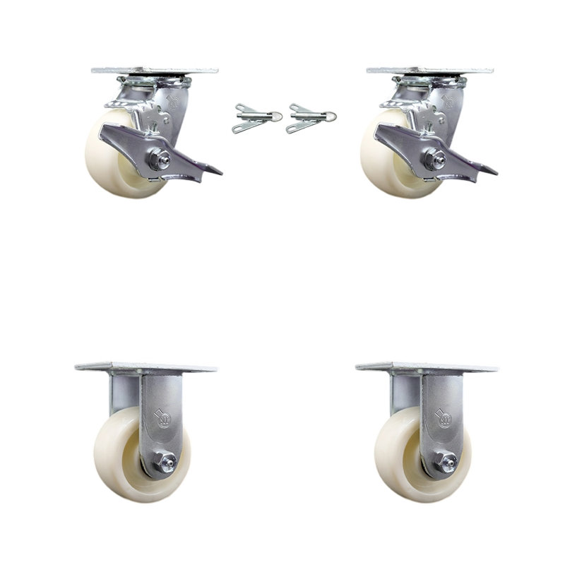 4-Piece Nylon Caster Set